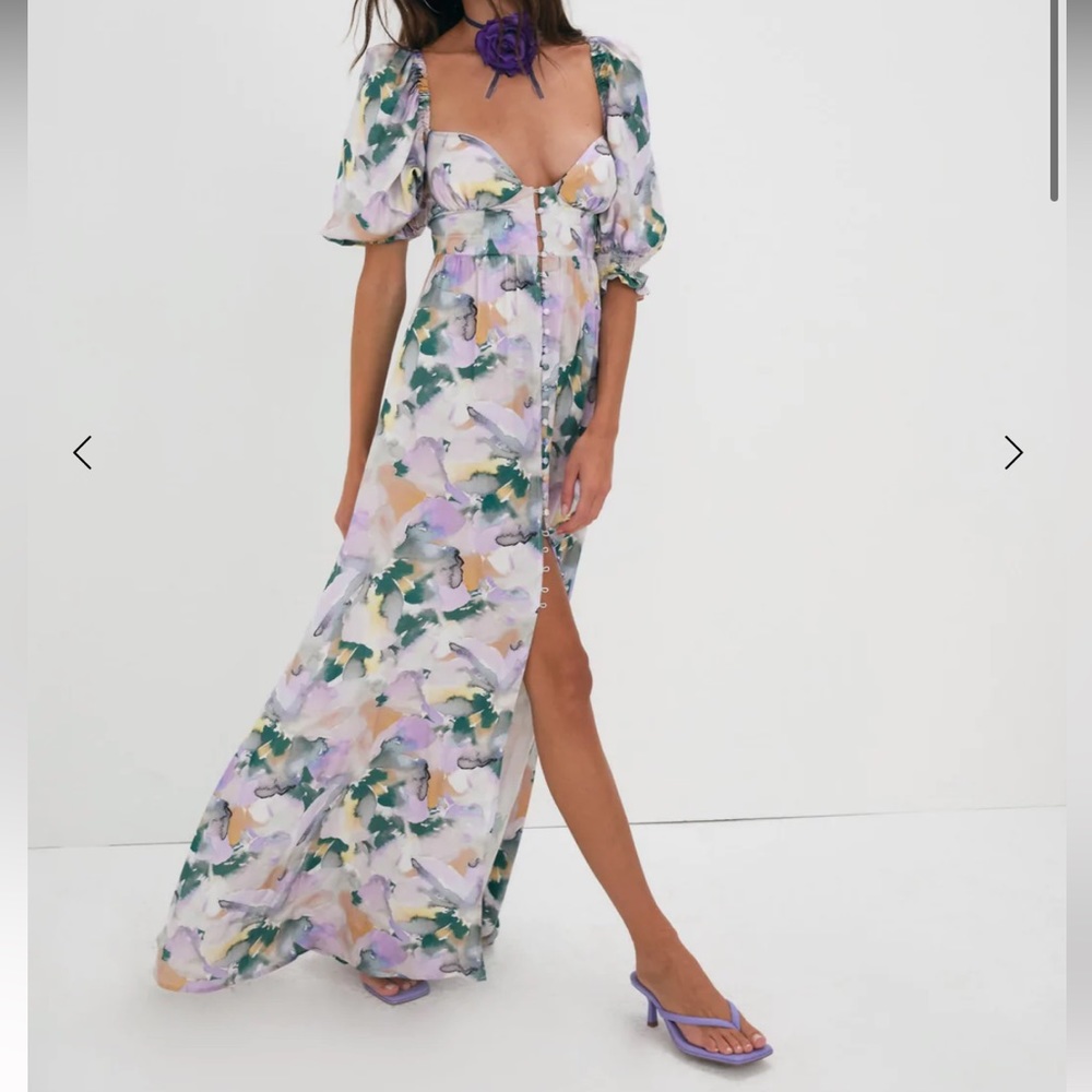 For Love and Lemons Megan Maxi Dress XS